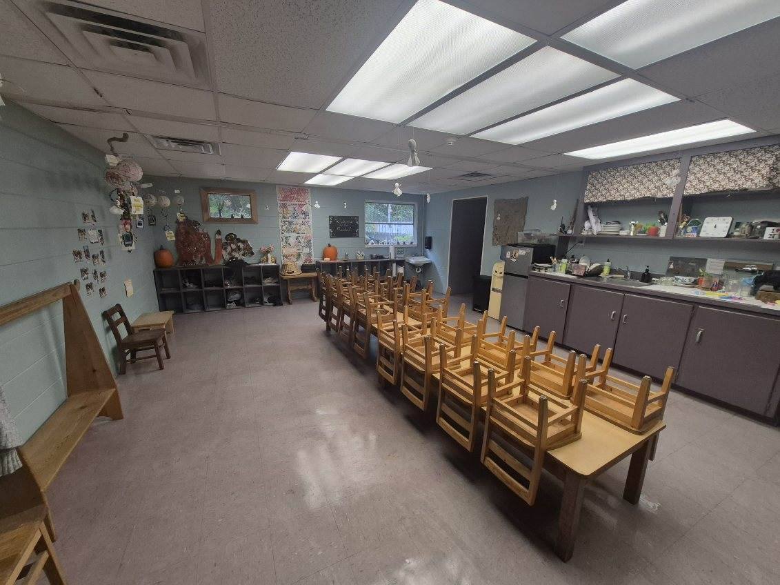 Daycare facility cleaned and organized